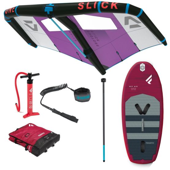 DUOTONE x FANATIC Wingfoil package - Wing Slick + Sky Air Premium Board + Miniboom + Leash