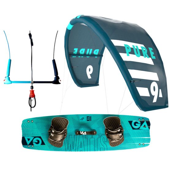 GA-Kites 2022 Package - Pure Kite + Watts Board + X6 Bar