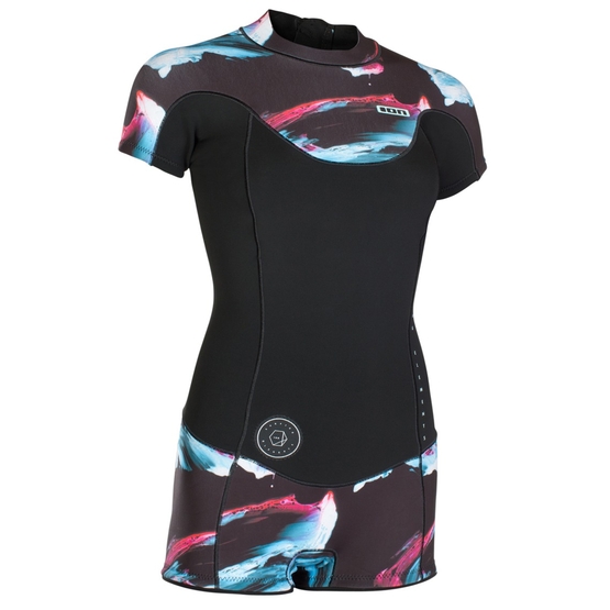 ION Womens Wetsuit MUSE SHORTY short sleeve 2.0 BACKZIP 2019