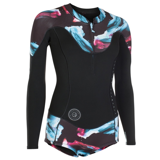ION Womens Wetsuit MUSE HOT SHORTY long sleeve 1.5 FRONTZIP 2019