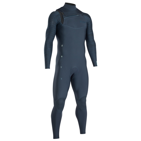 ION Mens wetsuit Onyx Amp Semidry 4/3 dark blue melange 2020