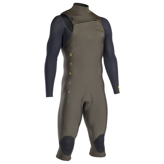 ION Mens wetsuit Strike Amp Overknee LS 4/3 dark olive/black 2020
