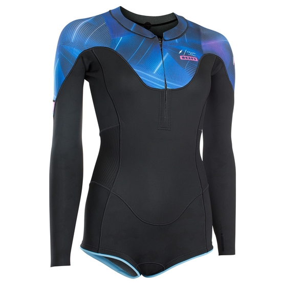 ION Womens wetsuit Muse Hot Shorty LS 1.5 black capsule 2020