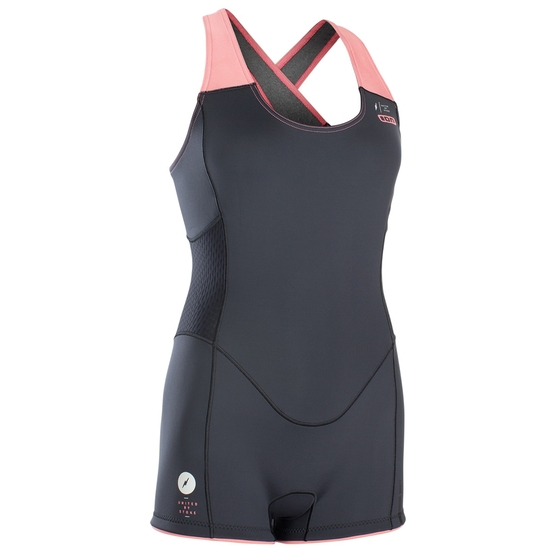 ION Womens wetsuit Muse Shorty Crossback 1.5 steel grey 2020
