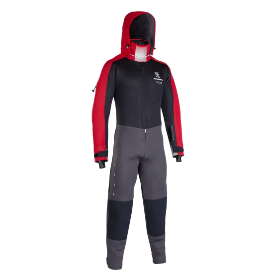 ION 2022 Drysuit HT Fuse 4/3 BZ DL black/red