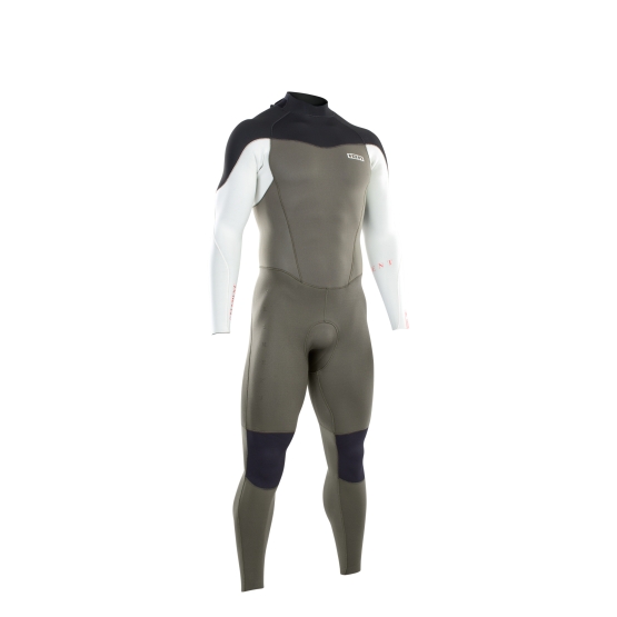 ION 2022 Men Wetsuit BS Element Semidry 5/4 BZ DL dark olive/white/black