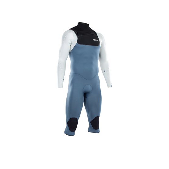 ION 2021 - Wetsuit BS - Seek Core Overknee LS 4/3 FZ DL - steel blue/white/black