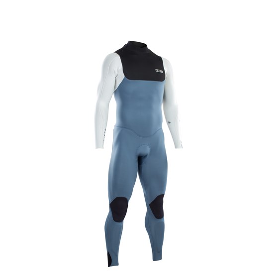ION 2021 - Wetsuit BS - Seek Core Semidry 4/3 BZ DL - steel blue/white/black