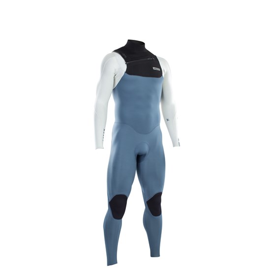 ION 2021 - Wetsuit BS - Seek Core Semidry 4/3 FZ DL - steel blue/white/black
