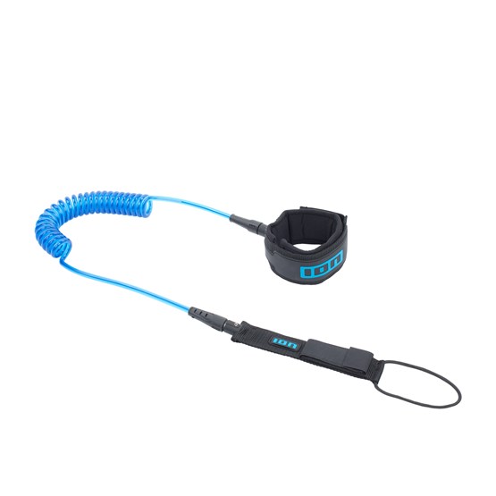 ION SUP Leash Core coiled kneestrap - blue