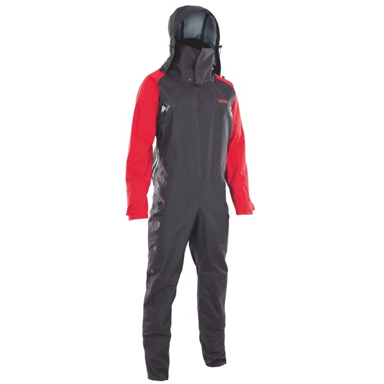 Suchy kombinezon ION Fuse Lightweight Drysuit Back Zip Dark Olive/Red/Black