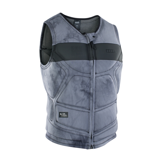 ION Mens impact vest Collision Select Front Zip - tie dye-ltd-grey