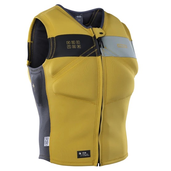 Mens impact vest ION Vector Amp Front Zip Dark-Amber
