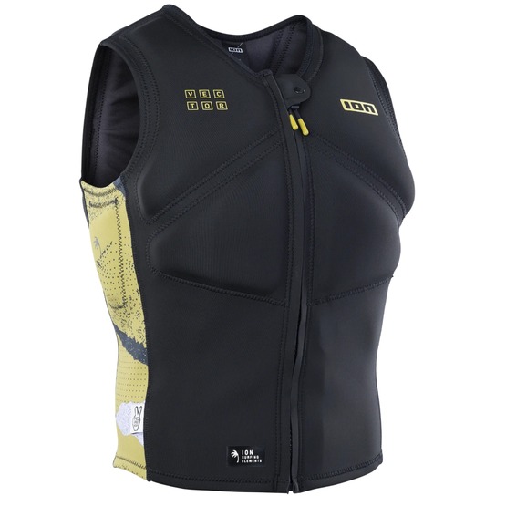 Mens impact vest ION Vector Core Front Zip Dark-Amber