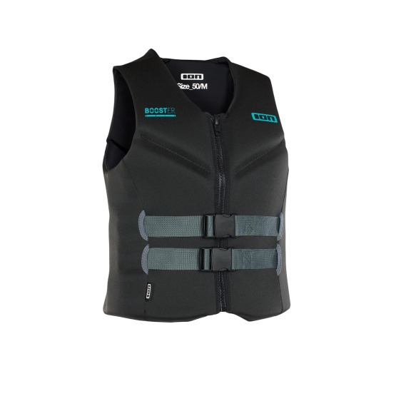 Buoyancy vest ION Booster 50N Front Zip unisex Black