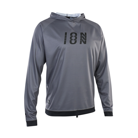 ION 2022 Men Wetshirt Hood L/S steel grey