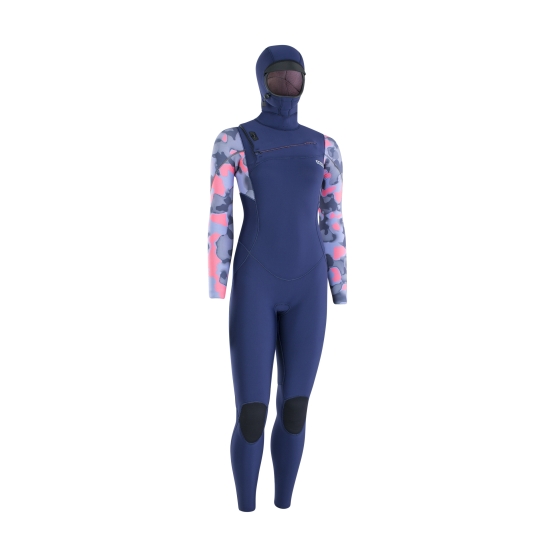 ION 2022 Women Wetsuit Amaze Amp 6/5 Hood FZ capsule pink