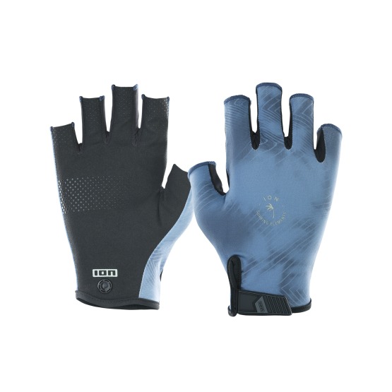 Gloves Protection ION Amara Half Finger cascade-blue