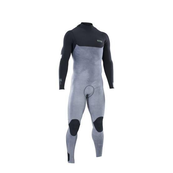 Mens wetsuit ION Seek Amp 5/4 Back Zip Tiedye-Ltd-Grey