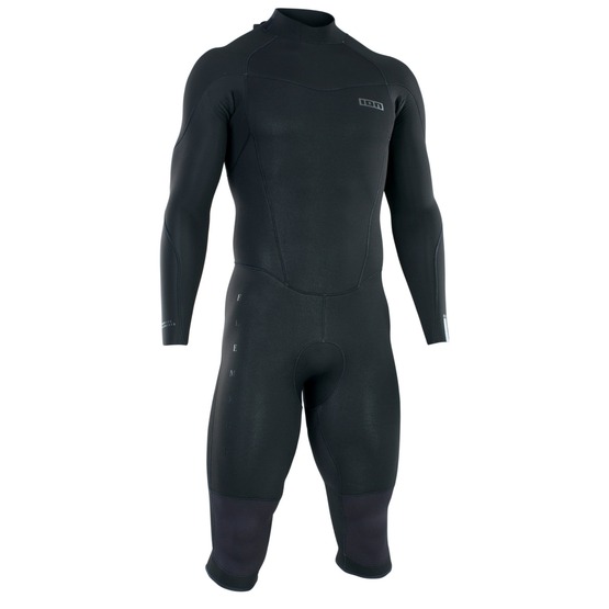 Mens wetsuit ION Element 4/3 Overknee LS Back Zip Black