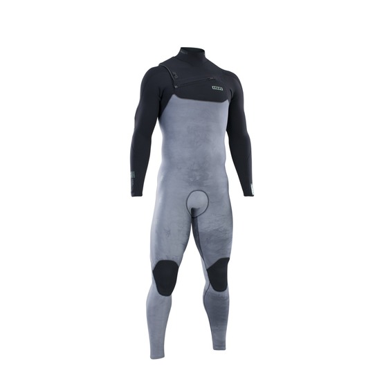 ION Mens wetsuit Seek Amp 3/2 Front Zip - tiedye-ltd-grey