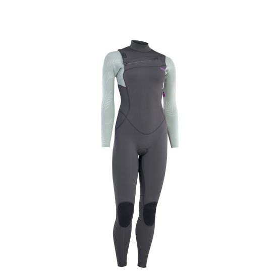 Womens wetsuit ION Amaze Core 5/4 Front Zip Light-Olive