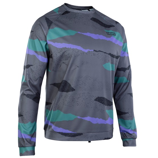 Mens rashguard ION Wetshirt LS Dark-Collage