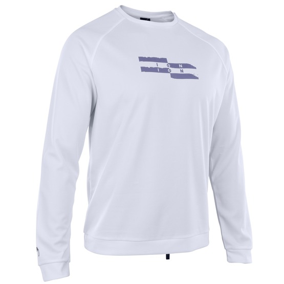 Mens rashguard ION Wetshirt LS Peak-White