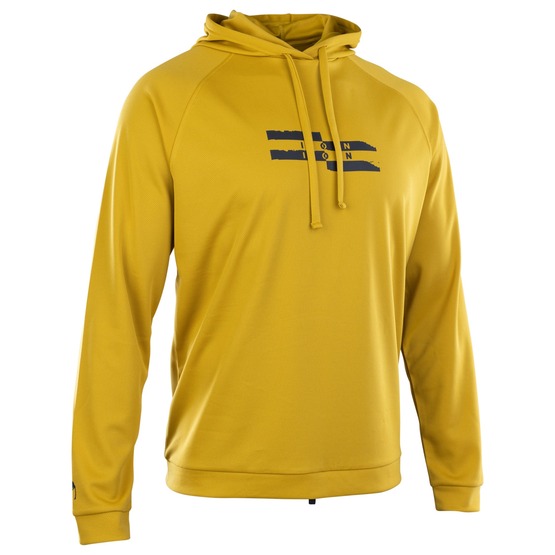 Mens rashguard ION Wetshirt Hood LS Dark-Amber with hoody