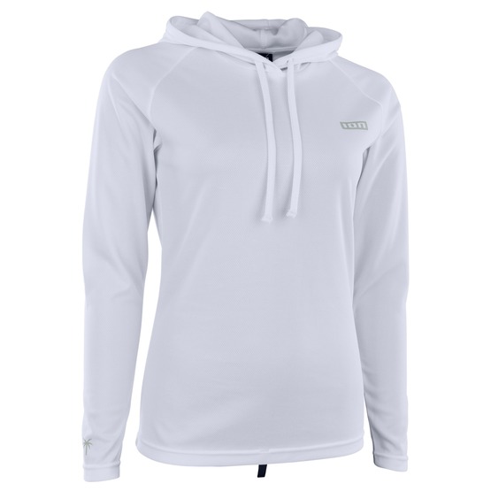 Lycra damska ION Wetshirt Hood LS Peak-White z kapturem