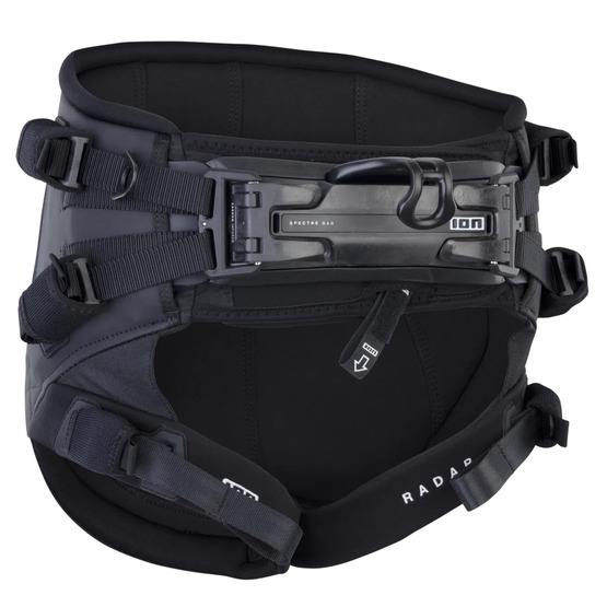 Mens harness ION Seat Kite Radar Black