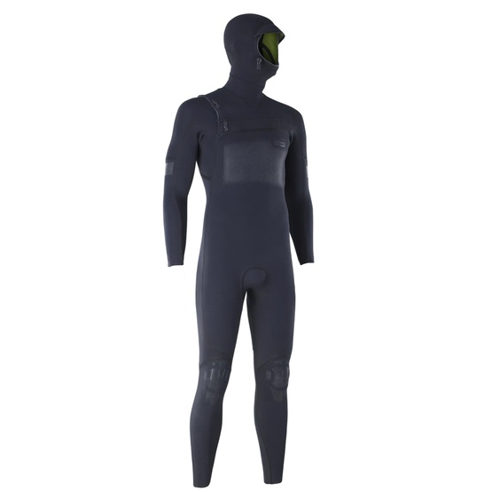 Mens wetsuit ION Seek Select 5.5/4.5 Hood Front Zip black