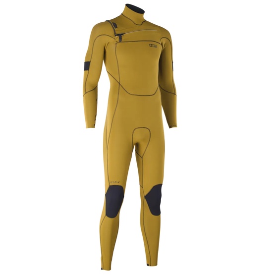Mens wetsuit ION Seek Core 3/2 Front Zip gold-burst