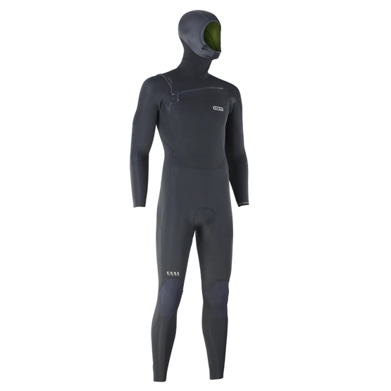 Mens wetsuit ION Seek Core 5/4 Hood Front Zip black