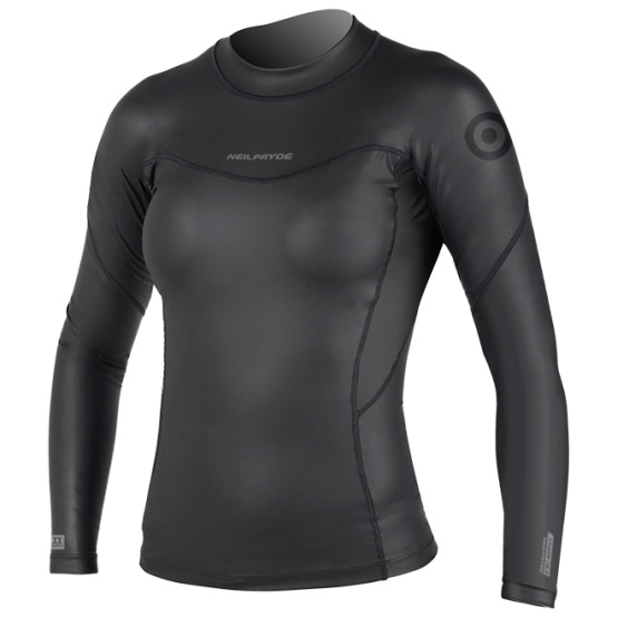 NEILPRYDE Womens thermo Storm Armor Skin Top 0.3mm black