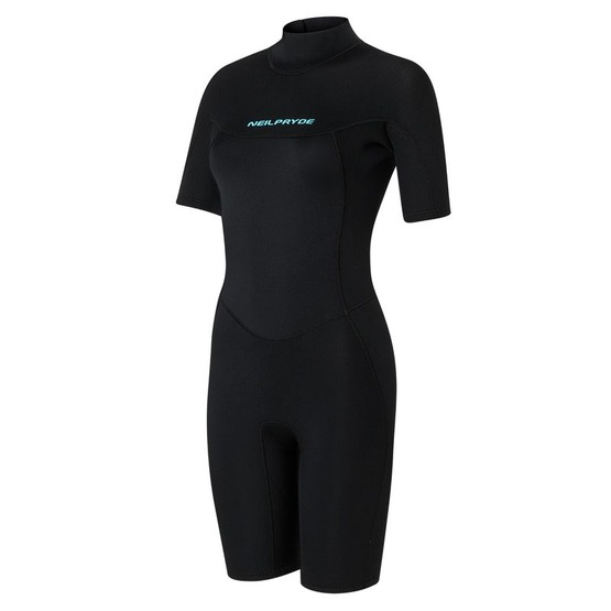 Womens wetsuit NeilPryde Spark S/S Shorty 2/2 BZ Black