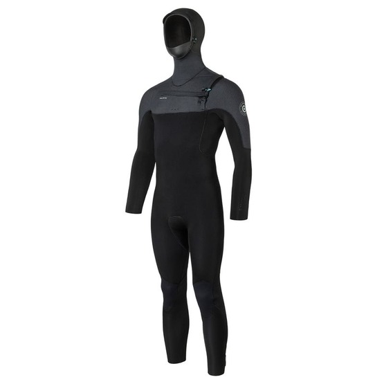 Mens wetsuit NeilPryde Mission Hooded GBS 6/5 FZ Black