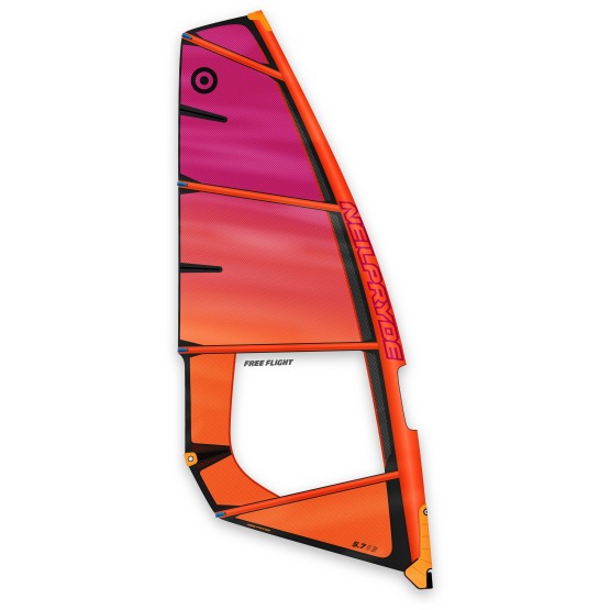 Żagiel do windsurfingu NeilPryde Free Flight 2024 Orange/Berry