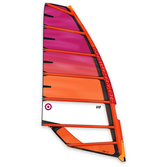 Żagiel do windsurfingu NeilPryde V8 2024 Orange/Berry