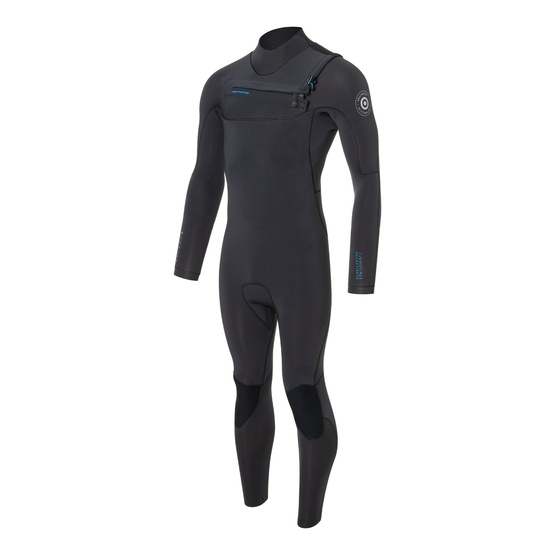 Mens wetsuit NeilPryde Mission 5/4 Fullsuit GBS FZ charcoal