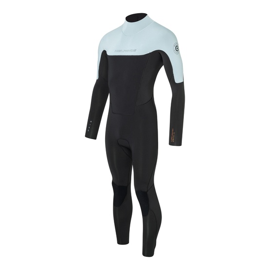 Mens wetsuit NeilPryde Rise 5/4 Fullsuit GBS BZ black/light grey-blue