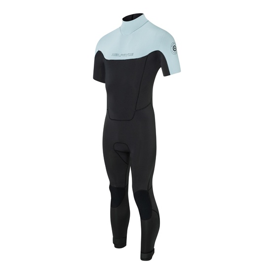 Mens wetsuit NeilPryde Rise 3/2 Steamer S/L FL BZ black/light grey-blue