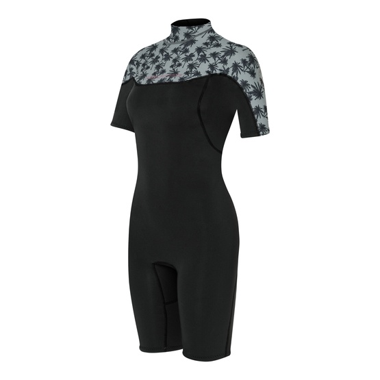 Pianka damska NeilPryde Vamp 2/2 Shorty S/S FL BZ charcoal/palm