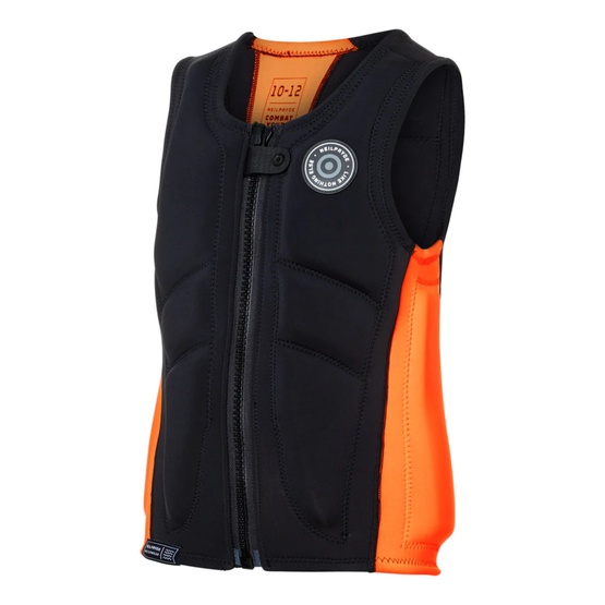 Youth Impact vest NeilPryde Combat Youth Front Zip Black/Orange
