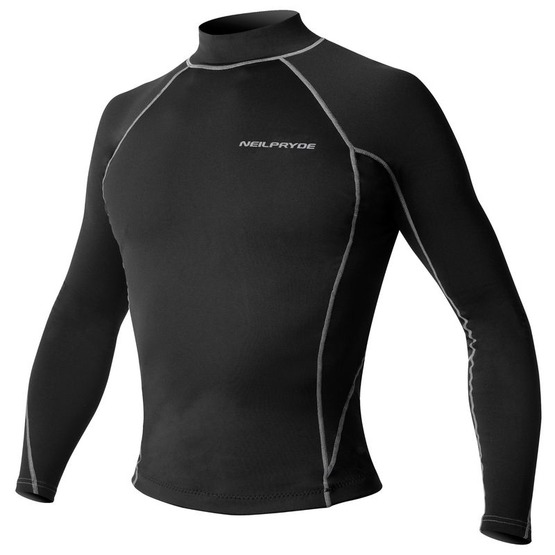 Mens top NeilPryde Thermalite L/S Black