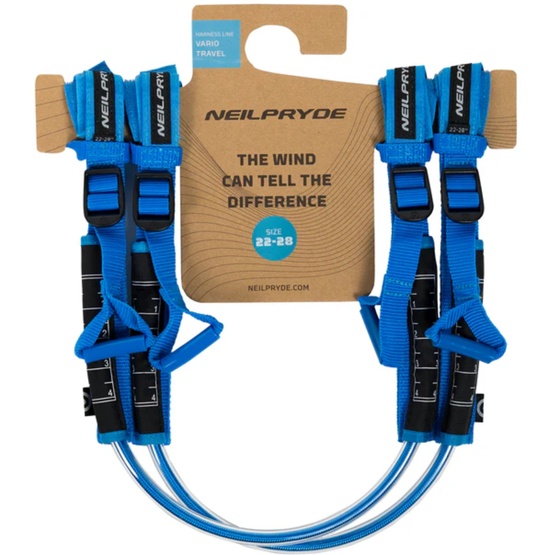 Harness lines NeilPryde Travel Vario Transparent Blue