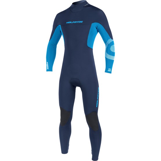 NEILPRYDE Mens wetsuit Cortex Fullsuit 5/4/3 BZ navy/blue