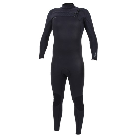 O'NEILL Mens wetsuit Hyperfreak 5/4+ Chest Zip Full BLACK