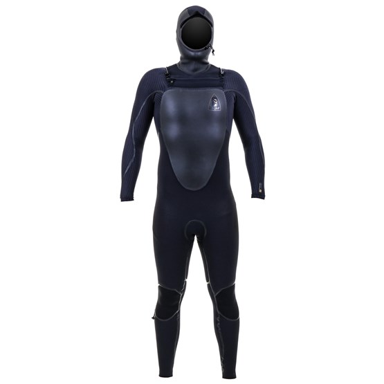 O'NEILL Mens wetsuit Mutant Legend 5/4 Chest Zip with hood Full BLACK