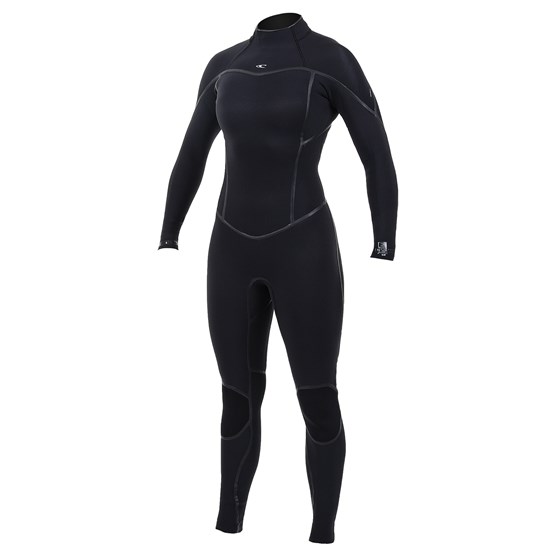 O'NEILL Womens wetsuit Psycho One 5/4 Back Zip Full BLACK